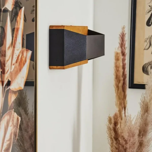 hofstein Applique murale Clarens LED Écru, Noir, 1 lumière* Lampes Modernes