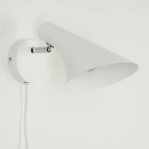 hofstein Applique murale Corralcay Chrome, Blanc, 1 lumière* Lampes Modernes
