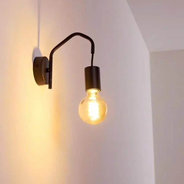 hofstein Applique murale Cuyama Noir, 1 lumière* Lampes Modernes