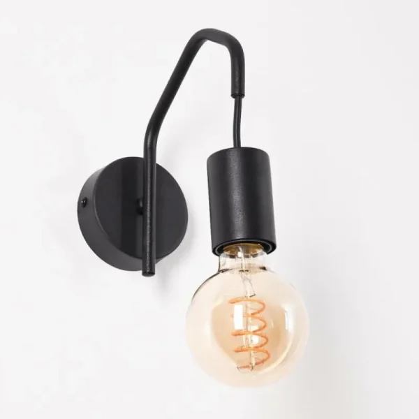 hofstein Applique murale Cuyama Noir, 1 lumière* Lampes Modernes