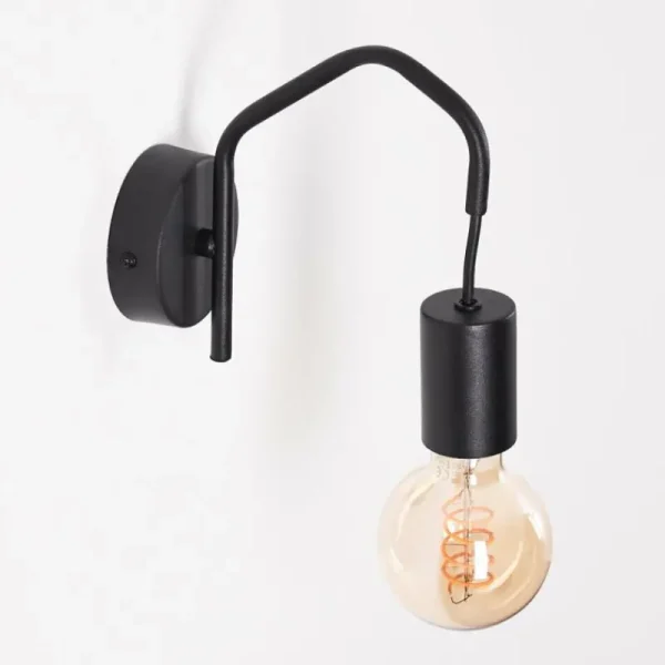 hofstein Applique murale Cuyama Noir, 1 lumière* Lampes Modernes