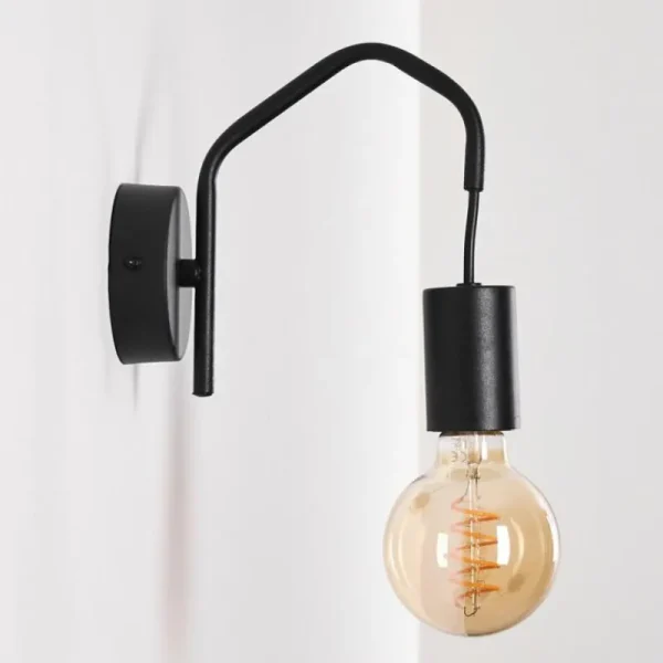 hofstein Applique murale Cuyama Noir, 1 lumière* Lampes Modernes