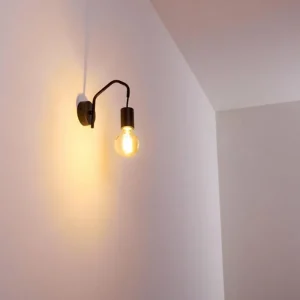 hofstein Applique murale Cuyama Noir, 1 lumière* Lampes Modernes