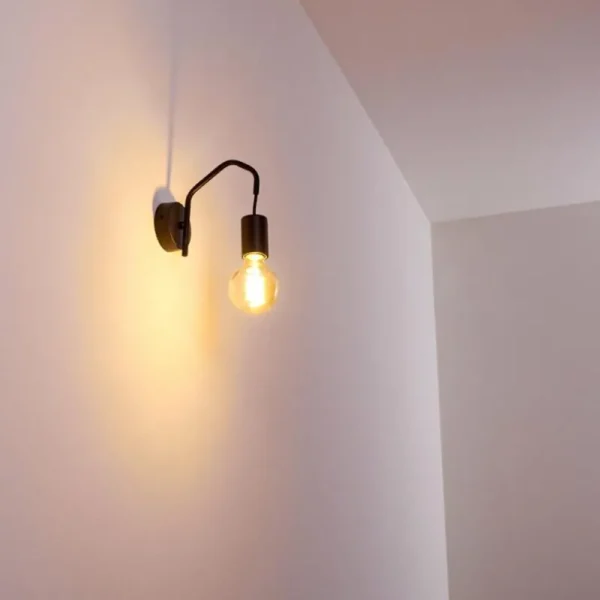 hofstein Applique murale Cuyama Noir, 1 lumière* Lampes Modernes