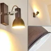 hofstein Applique murale Danikon Brun, Chrome, 1 lumière* Lampes Modernes