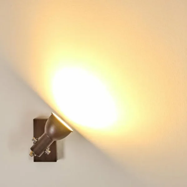 hofstein Applique murale Danikon Brun, Chrome, 1 lumière* Lampes Modernes
