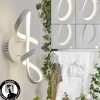 hofstein Applique murale Dauntey LED Blanc, 1 lumière* Lampes Modernes