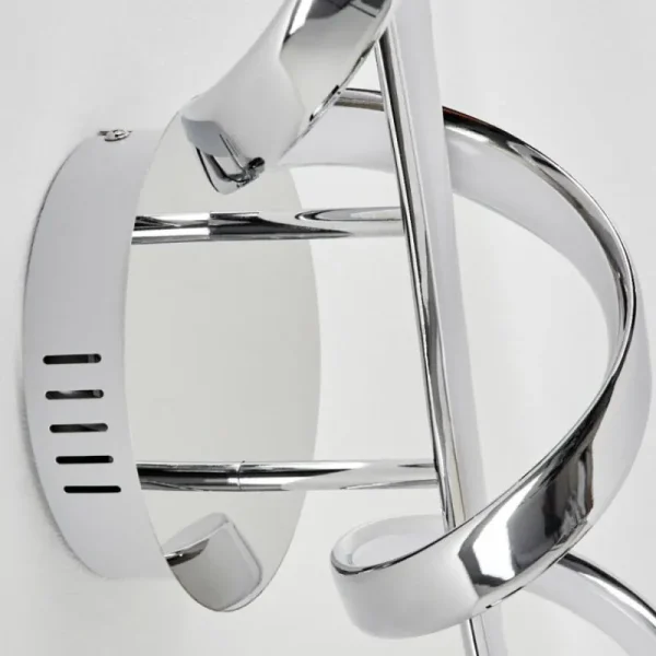 hofstein Applique murale Dauntey LED Chrome, Blanc, 1 lumière* Lampes Modernes