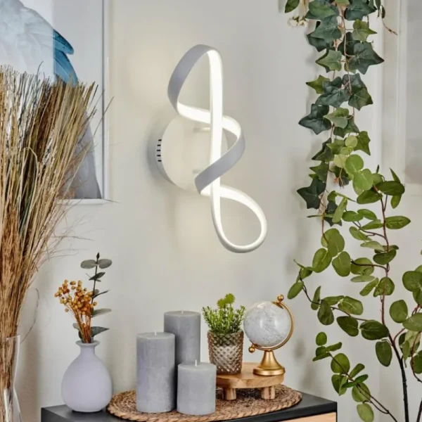 hofstein Applique murale Dauntey LED Blanc, 1 lumière* Lampes Modernes