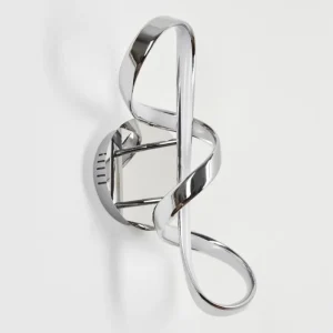 hofstein Applique murale Dauntey LED Chrome, Blanc, 1 lumière* Lampes Modernes