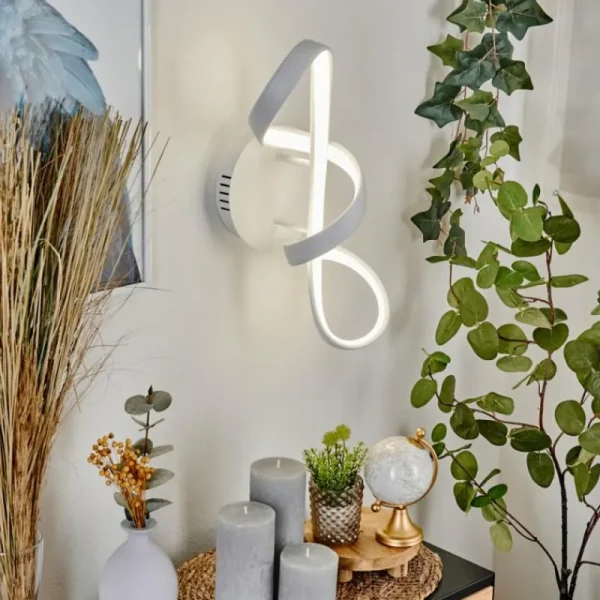 hofstein Applique murale Dauntey LED Blanc, 1 lumière* Lampes Modernes