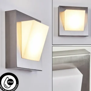 hofstein Applique murale d'extérieur Stearns LED Nickel mat, 1 lumière* Lampes Modernes