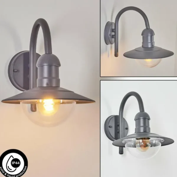 hofstein Applique murale d'extérieur Elima Anthracite, 1 lumière* Lampes Modernes