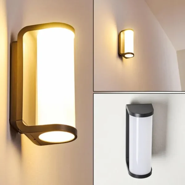 hofstein Applique murale d'extérieur Novelle LED Anthracite, 1 lumière* Lampes Modernes