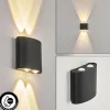 hofstein Applique murale d'extérieur Oiba LED Gris, 1 lumière* Lampes Modernes