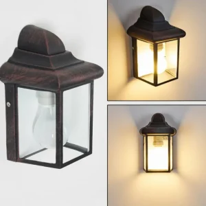 hofstein Applique murale d'extérieur Murto Rouille, 1 lumière* Lampes Modernes