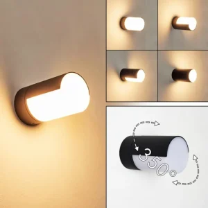 hofstein Applique murale d'extérieur Baulund LED Noir, 1 lumière* Lampes Modernes