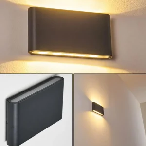 hofstein Applique murale d'extérieur Tinglev LED Anthracite, 2 lumières* Lampes Modernes