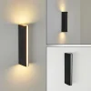 hofstein Applique murale d'extérieur Rotterdam LED Noir, 1 lumière* Lampes Modernes