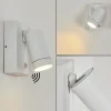 hofstein Applique murale d'extérieur Hakamken Blanc, 1 lumière, Détecteur de mouvement* Lampes Modernes