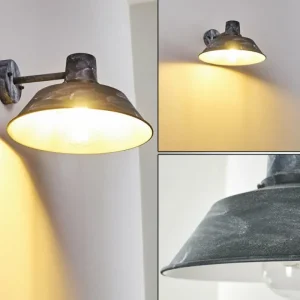 hofstein Applique murale d'extérieur Maloja Gris, Blanc, 1 lumière* Lampes Modernes