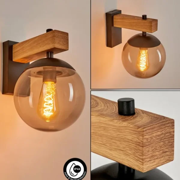 hofstein Applique murale d'extérieur Pampita Couleur bois, 1 lumière* Lampes Modernes
