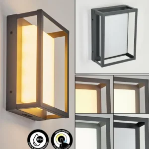 hofstein Applique murale d'extérieur Nonza LED Anthracite, 1 lumière* Lampes Modernes