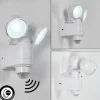 hofstein Applique murale d'extérieur Anyarhwi LED Blanc, 2 lumières, Détecteur de mouvement* Lampes Modernes