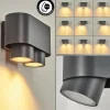 hofstein Applique murale d'extérieur Guampacha Anthracite, 2 lumières* Lampes Modernes