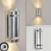 hofstein Applique murale d'extérieur Maturin Zingué, 2 lumières* Lampes Modernes