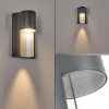 hofstein Applique murale d'extérieur Bormio Gris, Argenté, 1 lumière* Lampes Modernes