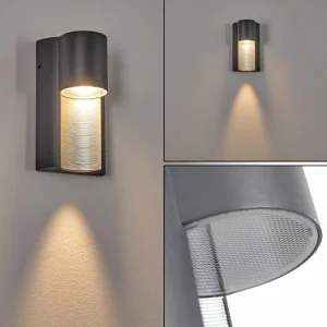 hofstein Applique murale d'extérieur Bormio Gris, Argenté, 1 lumière* Lampes Modernes