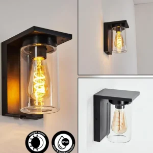 hofstein Applique murale d'extérieur Foley Noir, 1 lumière* Lampes Modernes