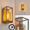 hofstein Applique murale d'extérieur Palanga Brun, Couleur bois, Noir, 1 lumière* Lampes Modernes