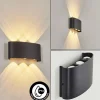 hofstein Applique murale d'extérieur Glencoe LED Noir, 6 lumières* Lampes Modernes