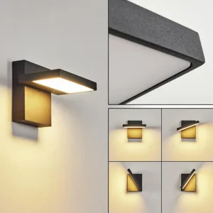 hofstein Applique murale d'extérieur Lyckan LED Noir, 1 lumière* Lampes Modernes