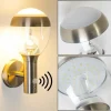 hofstein Applique murale d'extérieur CORDOVA LED Acier inoxydable, 1 lumière* Lampes Modernes