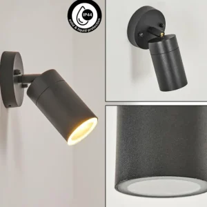 hofstein Applique murale d'extérieur Bessiebelle Noir, 1 lumière* Lampes Modernes