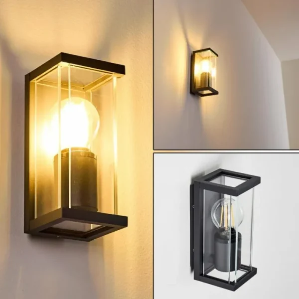 hofstein Applique murale d'extérieur Skeldegaard Noir, 1 lumière* Lampes Modernes