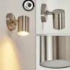 hofstein Applique murale d'extérieur Bessiebelle Acier inoxydable, Blanc, 1 lumière* Lampes Modernes