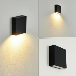 hofstein Applique murale d'extérieur Spidern LED Noir, Blanc, 1 lumière* Lampes Modernes