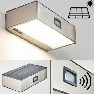 hofstein Applique murale d'extérieur LED Nickel mat, 1 lumière* Lampes Modernes
