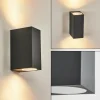 hofstein Applique murale d'extérieur Skaabu Noir, Blanc, 2 lumières* Lampes Modernes