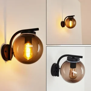 hofstein Applique murale d'extérieur Rombotten Noir, 1 lumière* Lampes Modernes