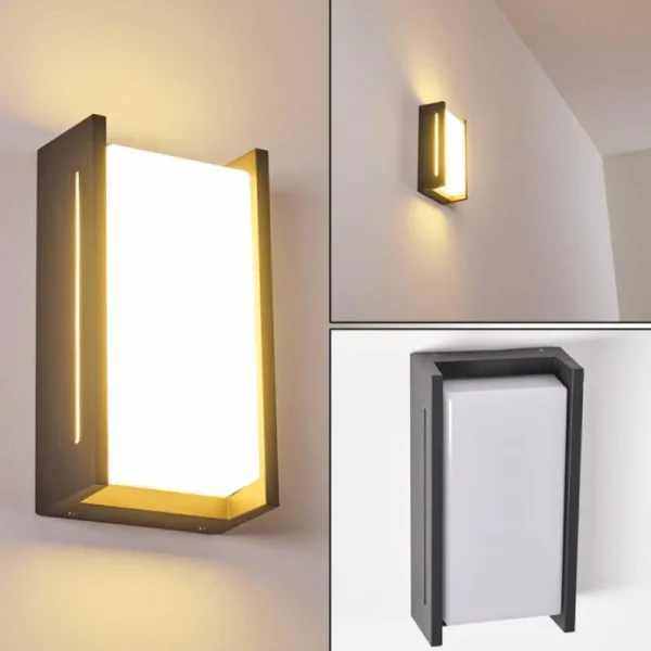 hofstein Applique murale d'extérieur Torhamn LED Anthracite, 1 lumière* Lampes Modernes