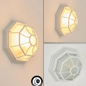 hofstein Applique murale d'extérieur Ibacache Blanc, 1 lumière* Lampes Modernes