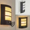 hofstein Applique murale d'extérieur Matilau Noir, Blanc, 1 lumière, Détecteur de mouvement* Lampes Modernes