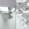 hofstein Applique murale d'extérieur Foroyar LED Blanc, 2 lumières, Détecteur de mouvement* Lampes Modernes