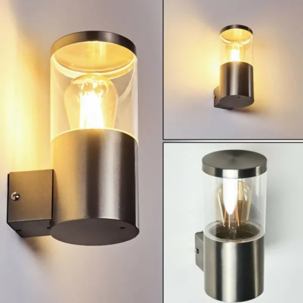 hofstein Applique murale d'extérieur Bodio Chrome, 1 lumière* Lampes Modernes