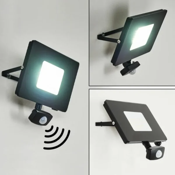 hofstein Applique murale d'extérieur Krokane LED Noir, Blanc, 1 lumière* Lampes Modernes